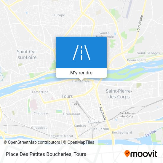 Place Des Petites Boucheries plan
