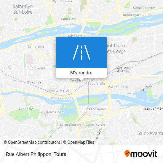 Rue Albert Philippon plan