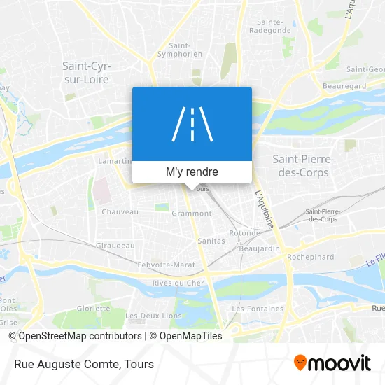 Rue Auguste Comte plan