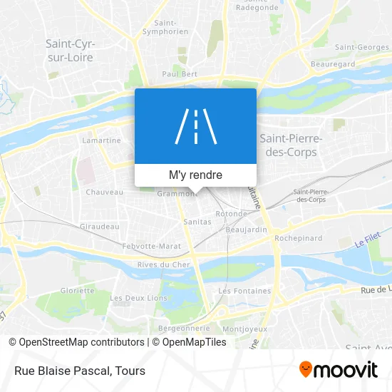 Rue Blaise Pascal plan