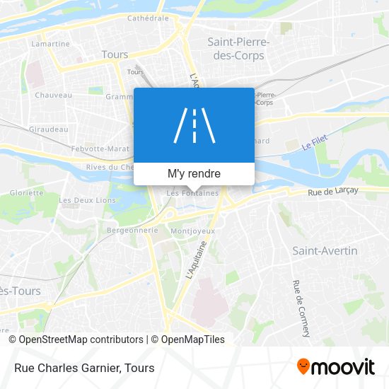 Rue Charles Garnier plan