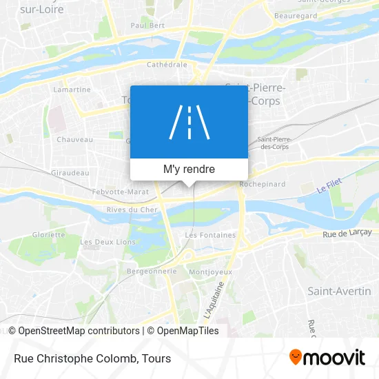 Rue Christophe Colomb plan