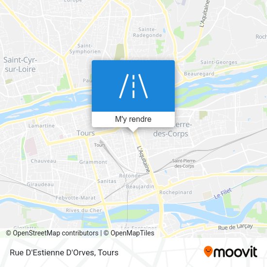 Rue D'Estienne D'Orves plan