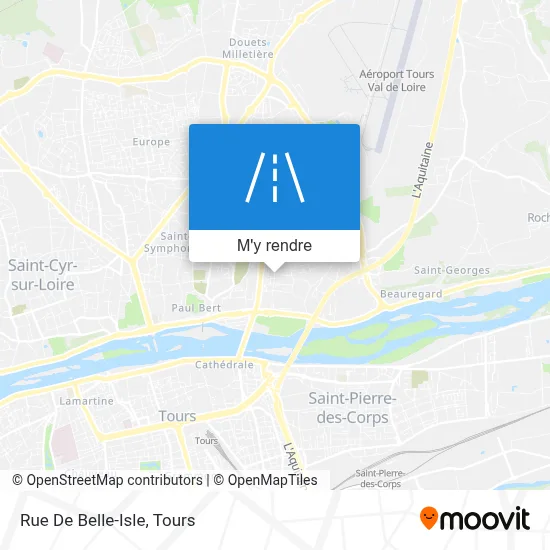 Rue De Belle-Isle plan