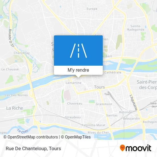 Rue De Chanteloup plan