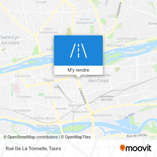 Rue De La Tonnelle plan