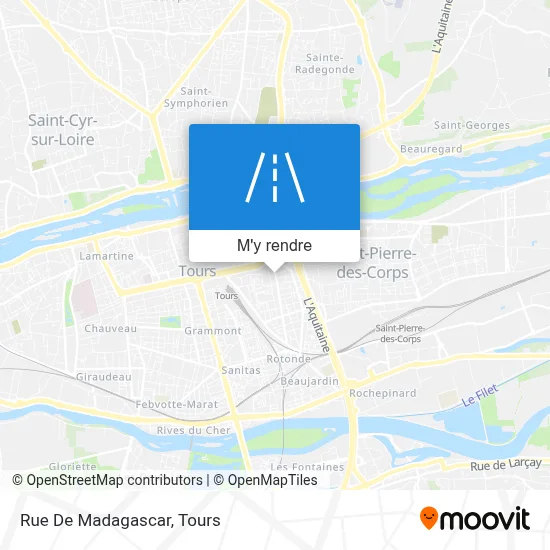 Rue De Madagascar plan