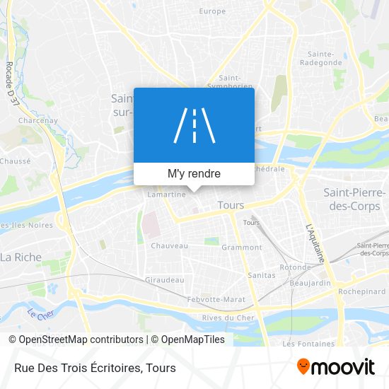 Rue Des Trois Écritoires plan