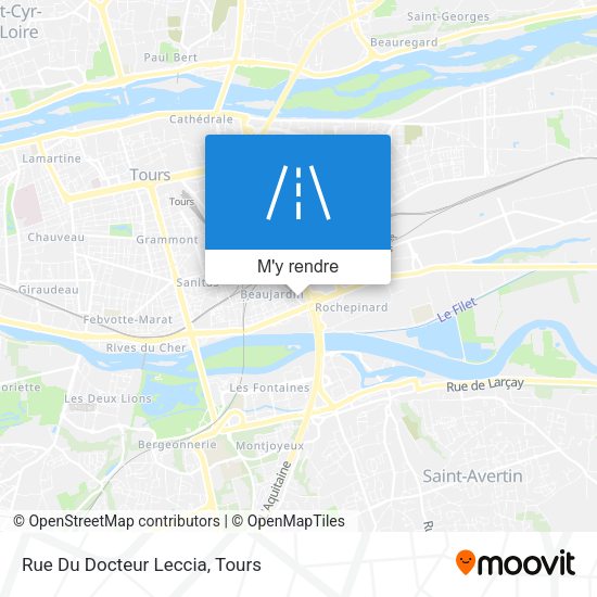 Rue Du Docteur Leccia plan