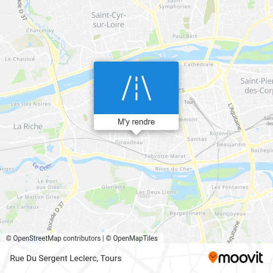 Rue Du Sergent Leclerc plan