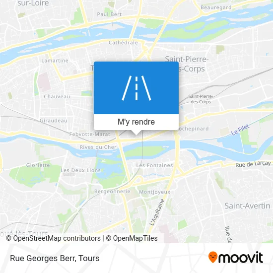 Rue Georges Berr plan