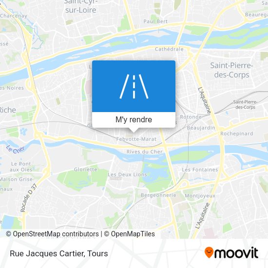 Rue Jacques Cartier plan