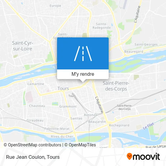 Rue Jean Coulon plan