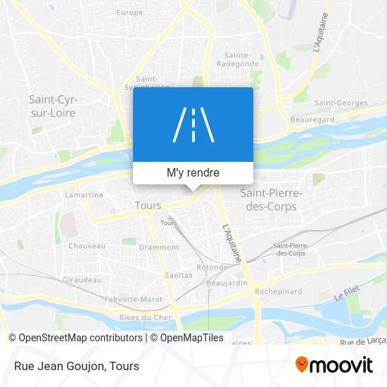 Rue Jean Goujon plan