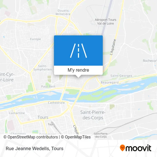 Rue Jeanne Wedells plan