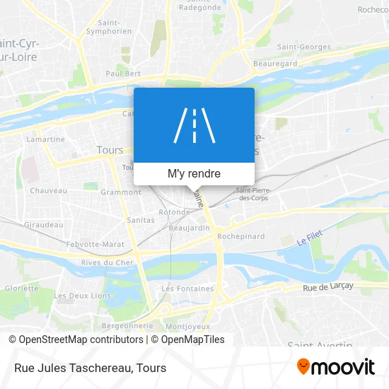 Rue Jules Taschereau plan
