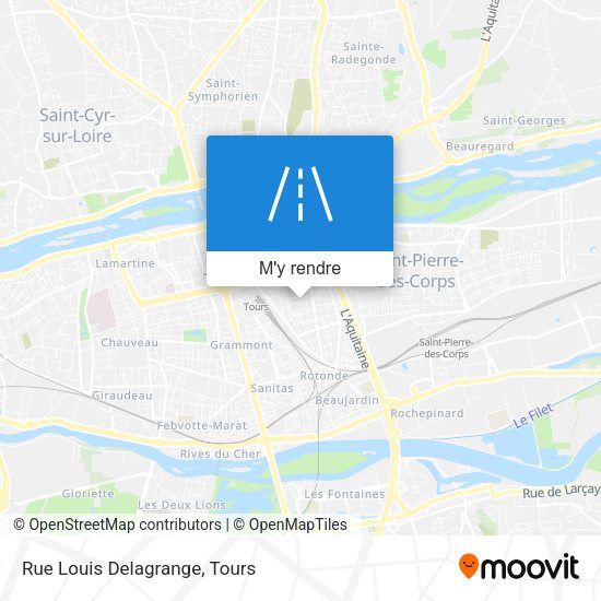 Rue Louis Delagrange plan