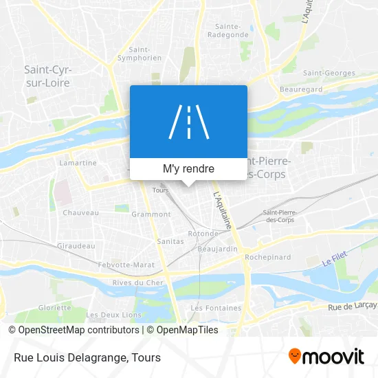 Rue Louis Delagrange plan