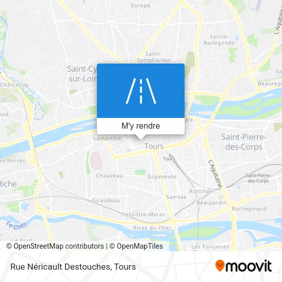 Rue Néricault Destouches plan