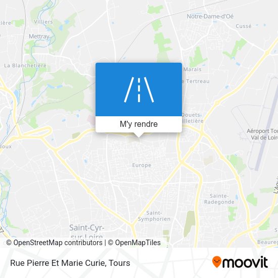 Rue Pierre Et Marie Curie plan