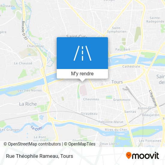Rue Théophile Rameau plan