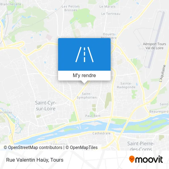 Rue Valentin Haüy plan