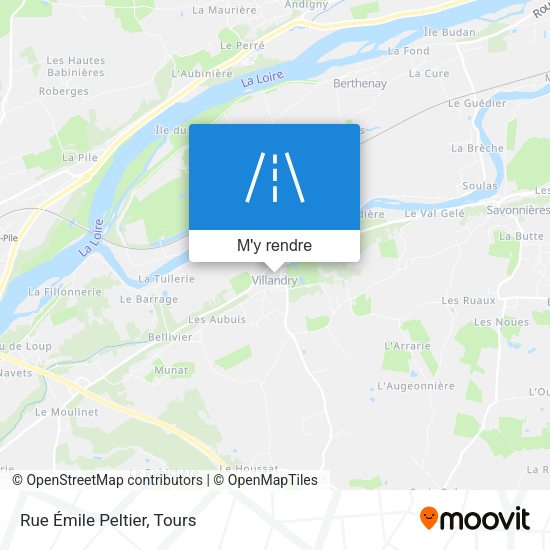 Rue Émile Peltier plan