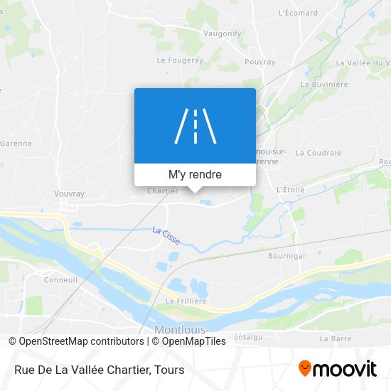 Rue De La Vallée Chartier plan