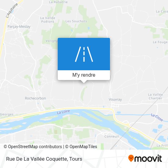 Rue De La Vallée Coquette plan