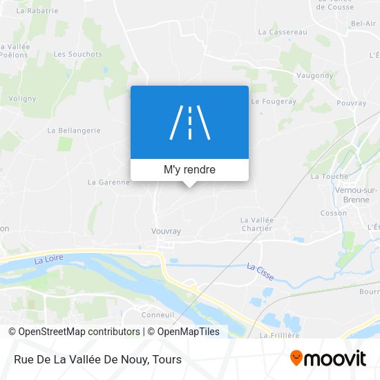 Rue De La Vallée De Nouy plan