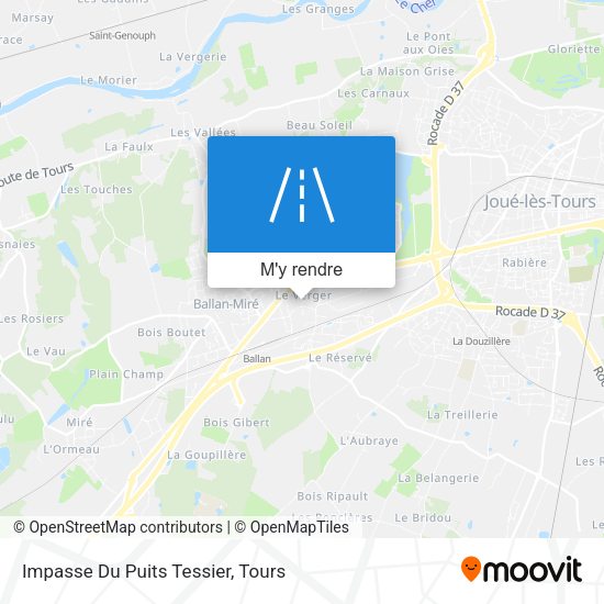 Impasse Du Puits Tessier plan