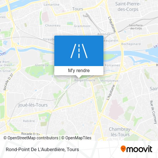 Rond-Point De L'Auberdière plan