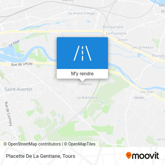 Placette De La Gentiane plan