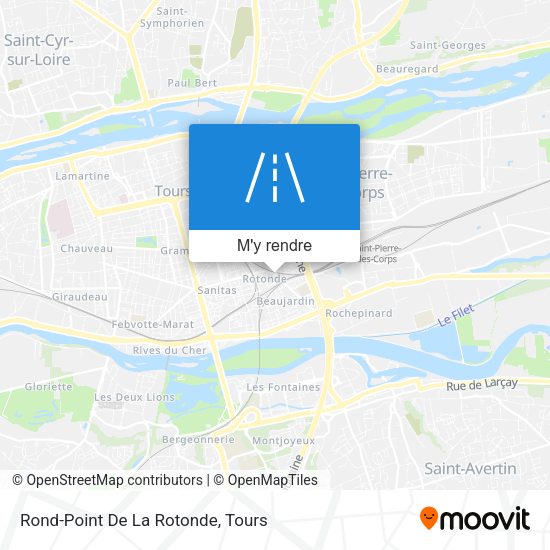 Rond-Point De La Rotonde plan