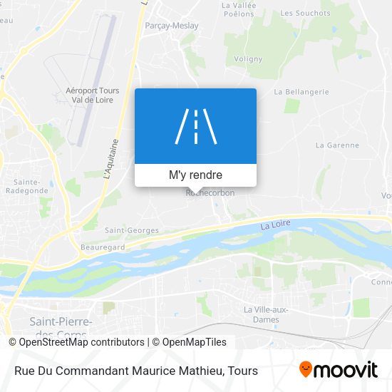 Rue Du Commandant Maurice Mathieu plan
