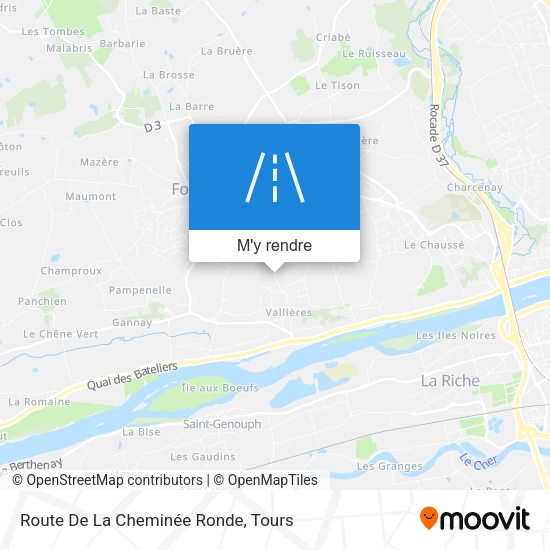 Route De La Cheminée Ronde plan