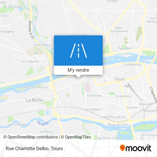 Rue Charlotte Delbo plan