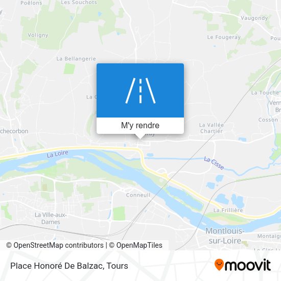 Place Honoré De Balzac plan