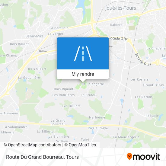 Route Du Grand Bourreau plan