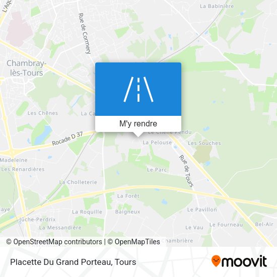 Placette Du Grand Porteau plan