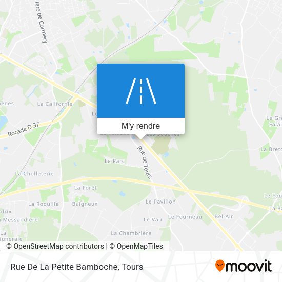 Rue De La Petite Bamboche plan