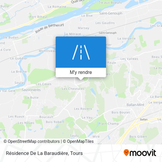 Résidence De La Baraudière plan