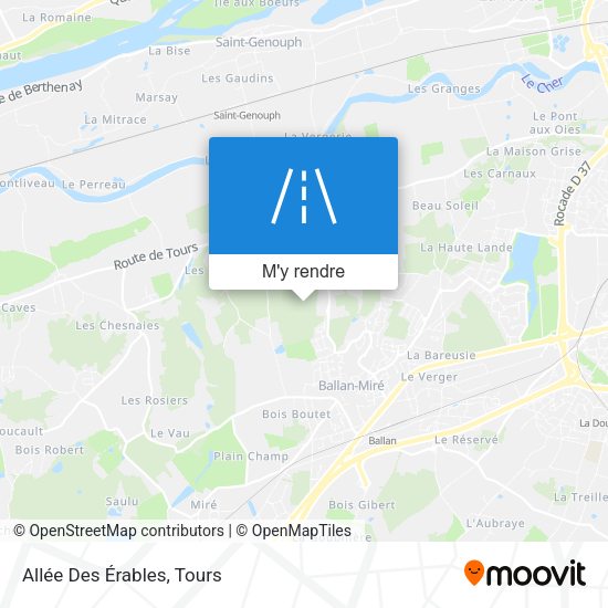 Allée Des Érables plan