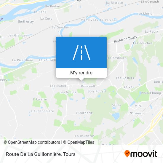 Route De La Guillonnière plan