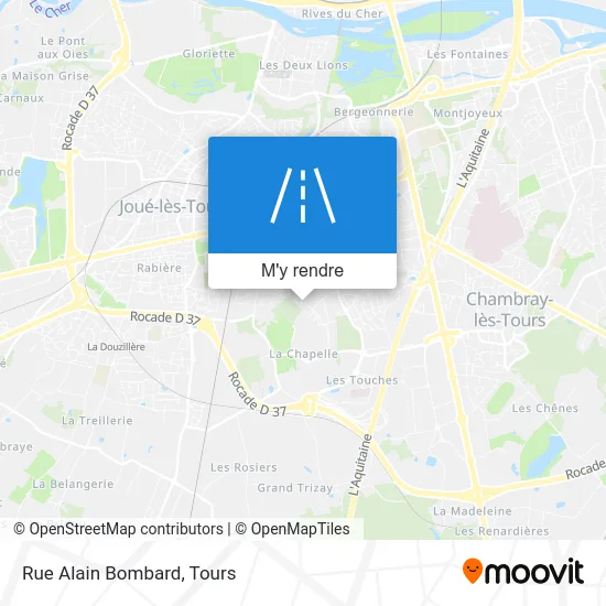 Rue Alain Bombard plan