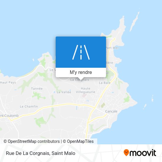 Rue De La Corgnais plan