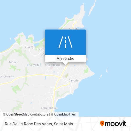 Rue De La Rose Des Vents plan