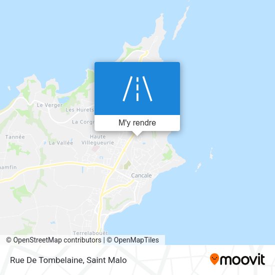 Rue De Tombelaine plan