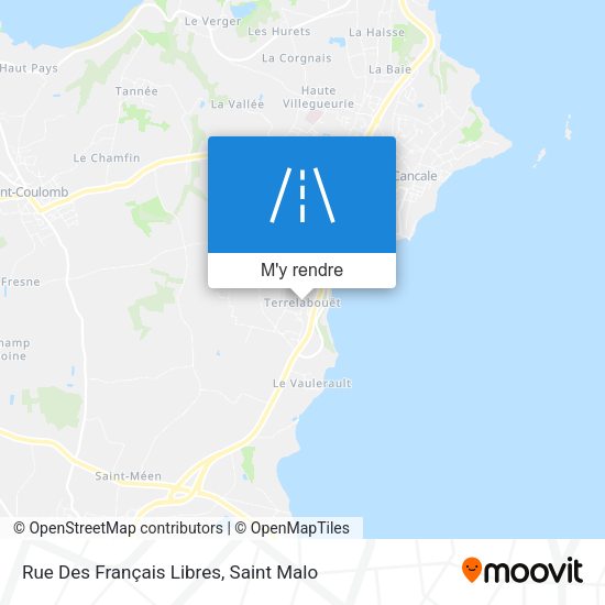 Rue Des Français Libres plan