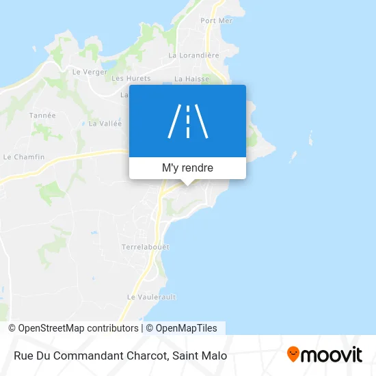 Rue Du Commandant Charcot plan
